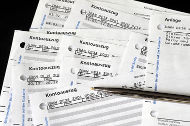 Foto: Kontoauszüge